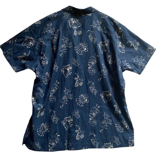 Patagonia hemp organic cotton printed button up short sleeve Sz XXL - Picture 2 of 9